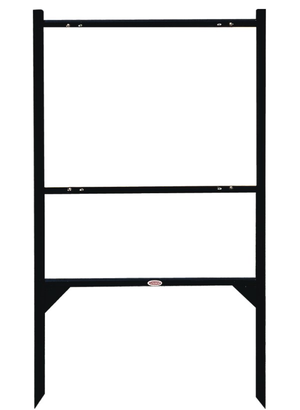 Angle Iron Sign Frame, 22h x 24w, Black