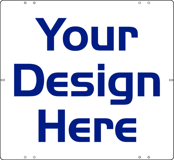 Reflective Sign Panel, 22h x 24w, Steel