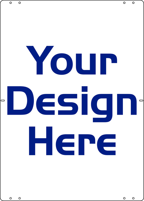 Reflective Sign Panel, 28h x 20w, Steel