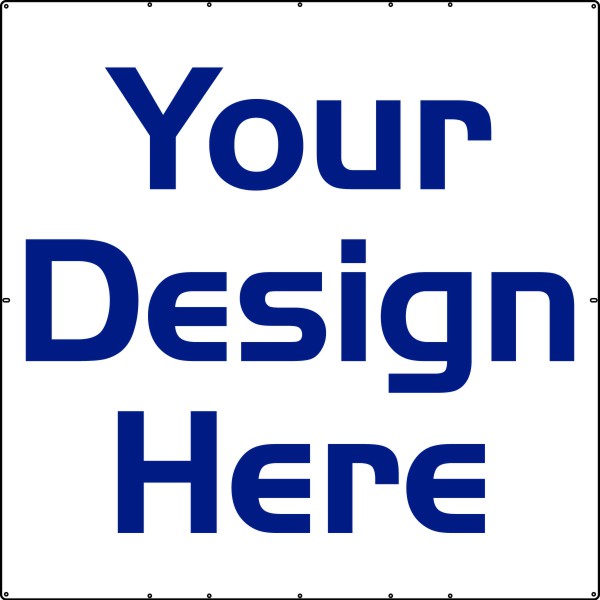 Commercial Real Estate Sign Panel, printed on two sides, 24 ga Steel 48h x 48w