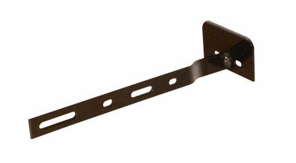 Real Estate Sign Hardware Black Yard Box Bracket for Angle Iron and Round Rod Frame
