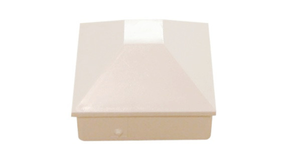 Plastic End Cap 3 Inch White Premier Post