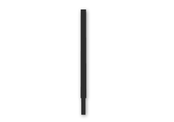 real estate tube sign stake extender, 24 black